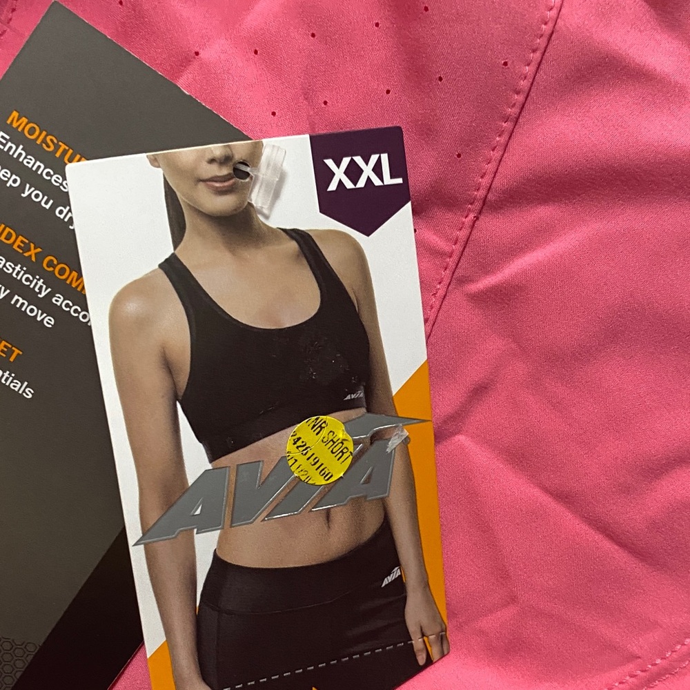 Avia Pink Women's Athletic Shorts - Picture 6 of 11